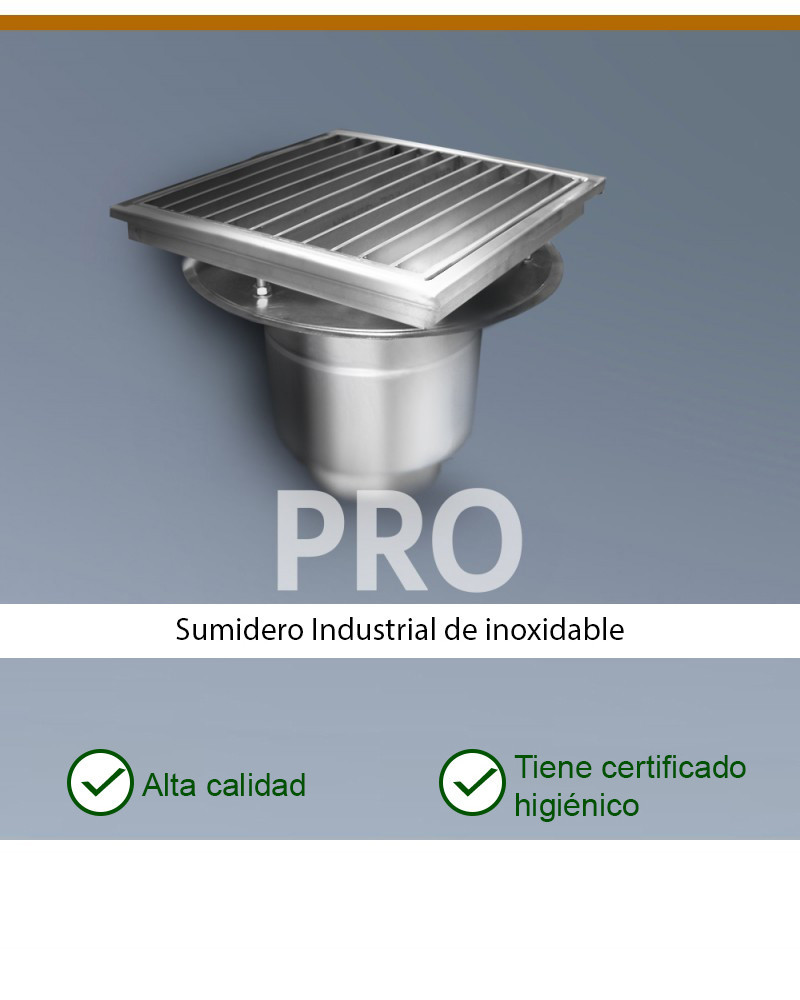 PRO KP200-D110-V2 Desagüe de suelo vertical