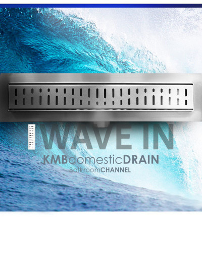 CLASSIC-ZK-SM50-WAVEIN Canal de baño de acero inoxidable