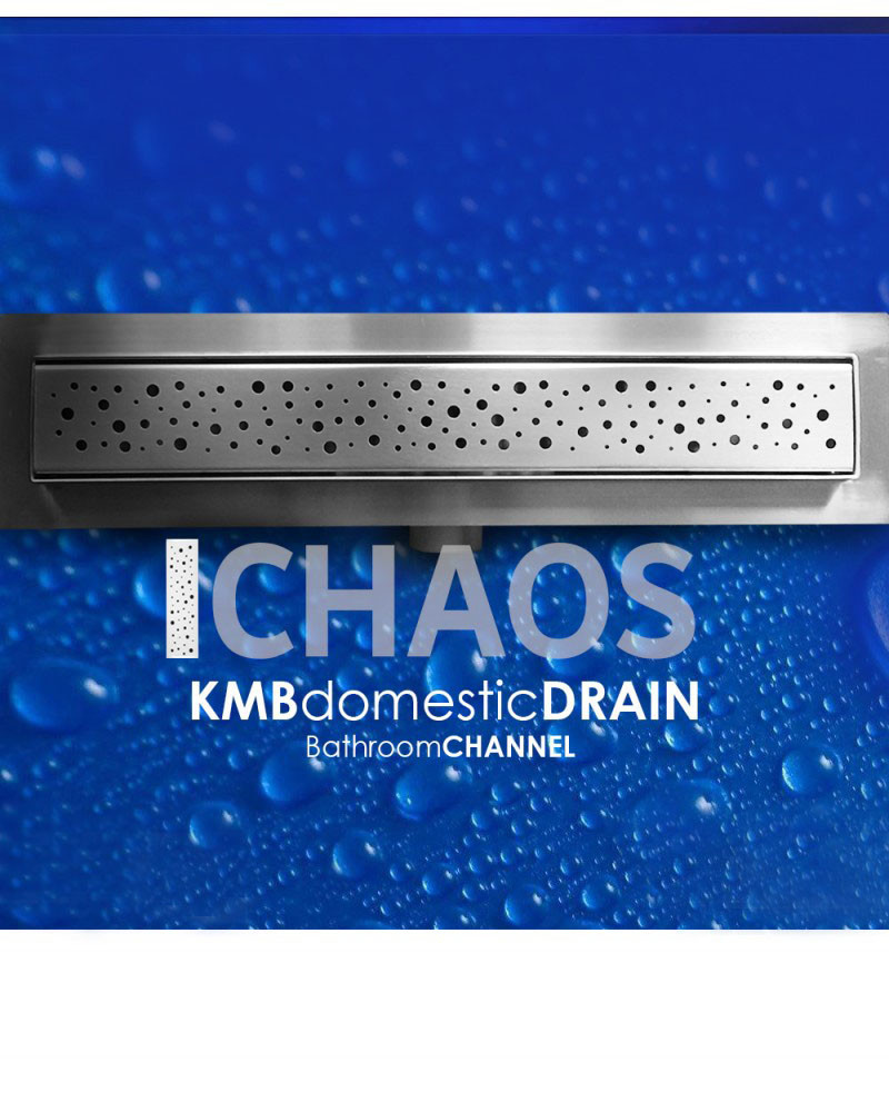 CLASSIC-ZK-SM50-CHAOS Canal de baño de acero inoxidable