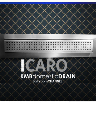 CLASSIC-ZK-SM50-CARO Canal de baño de acero inoxidable