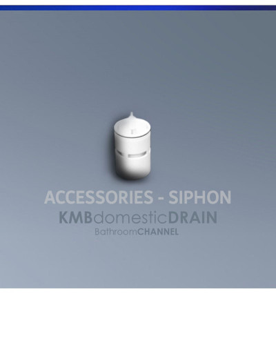 CLASSIC-ZK-SP50-WAVE Canal de baño de acero inoxidable CON DESAGÜE DE PLÁSTICO