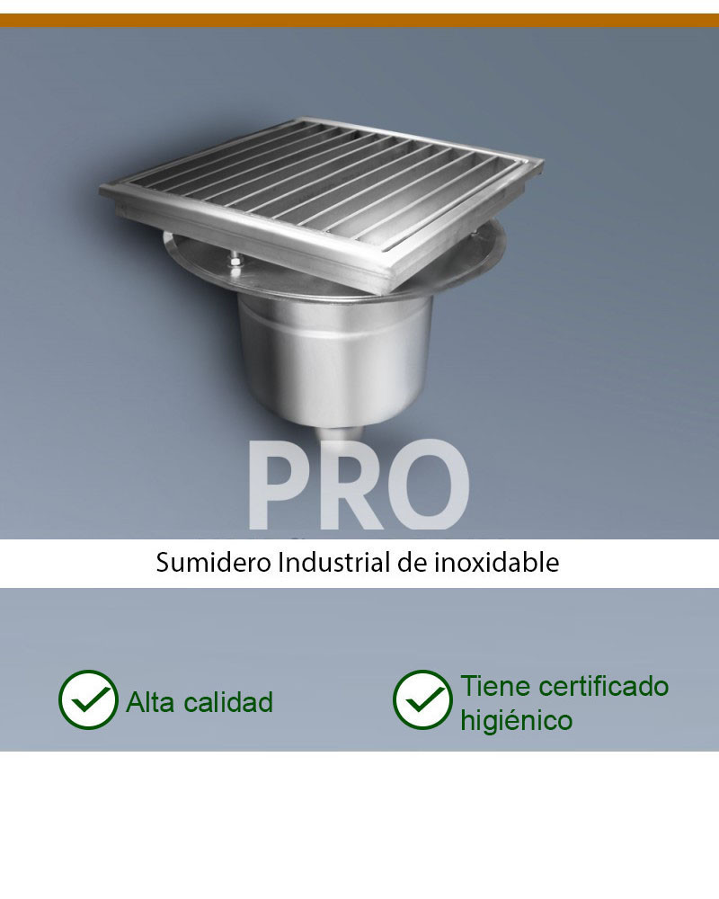 PRO KP200-D050-V2 - Desagüe de suelo vertical