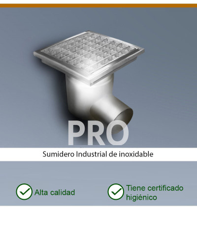PRO KP250-D110-H1 - Desagüe de suelo horizontal