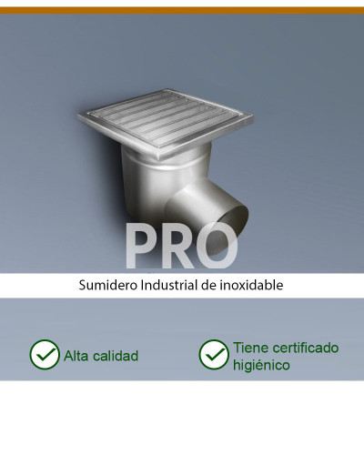 PRO KP200-D110-H1 - Desagüe de suelo horizontal