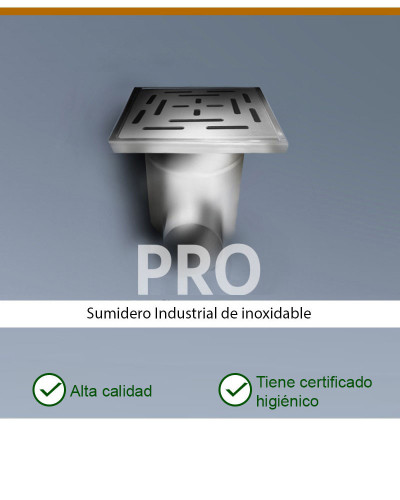 PRO KP200-D110-H1 - Desagüe de suelo horizontal