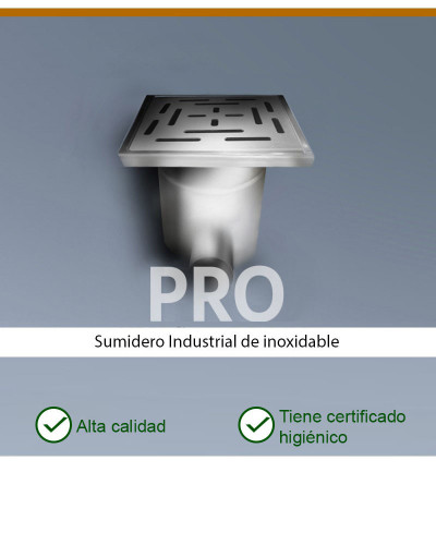 PRO KP200-D050-H1 Desagüe de suelo horizontal