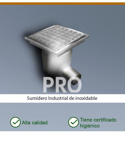 PRO KP200-D050-H1 Desagüe de suelo horizontal