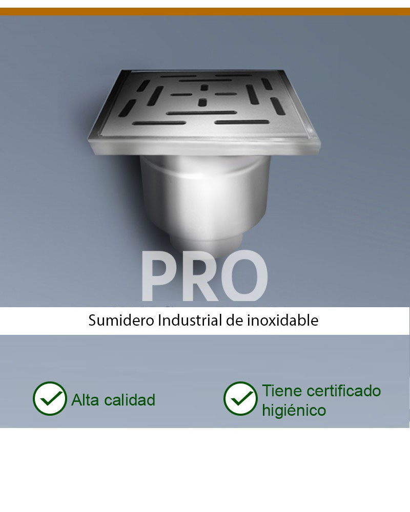 PRO KP250-D110-V1 - Desagüe de suelo vertical