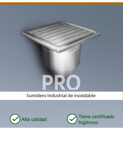 PRO KP250-D110-V1 - Desagüe de suelo vertical