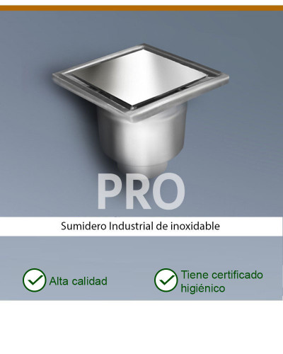 PRO KP250-D110-V1 - Desagüe de suelo vertical