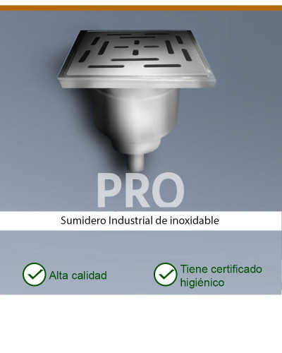 PRO KP200-D050-V1  Desagüe de suelo vertical