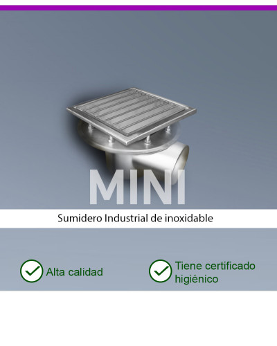 MINI KM200-D110-H2 Desagüe de suelo horizontal