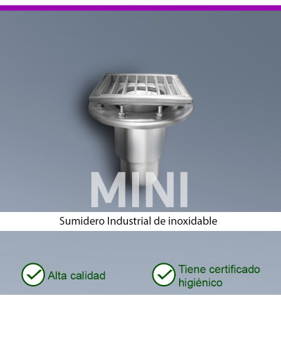 MINI KM200-D110-V2 Desagüe de suelo vertical