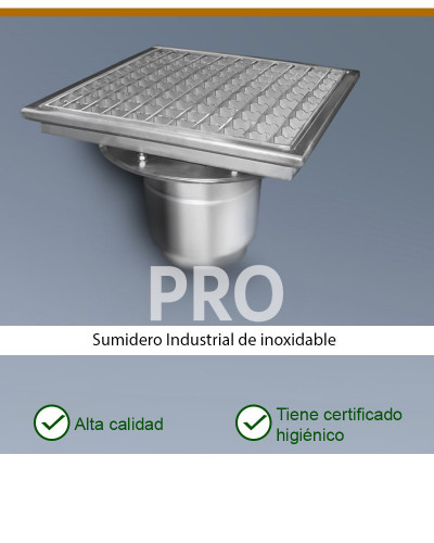 PRO KP400-D200-V2 Desagüe de suelo vertical