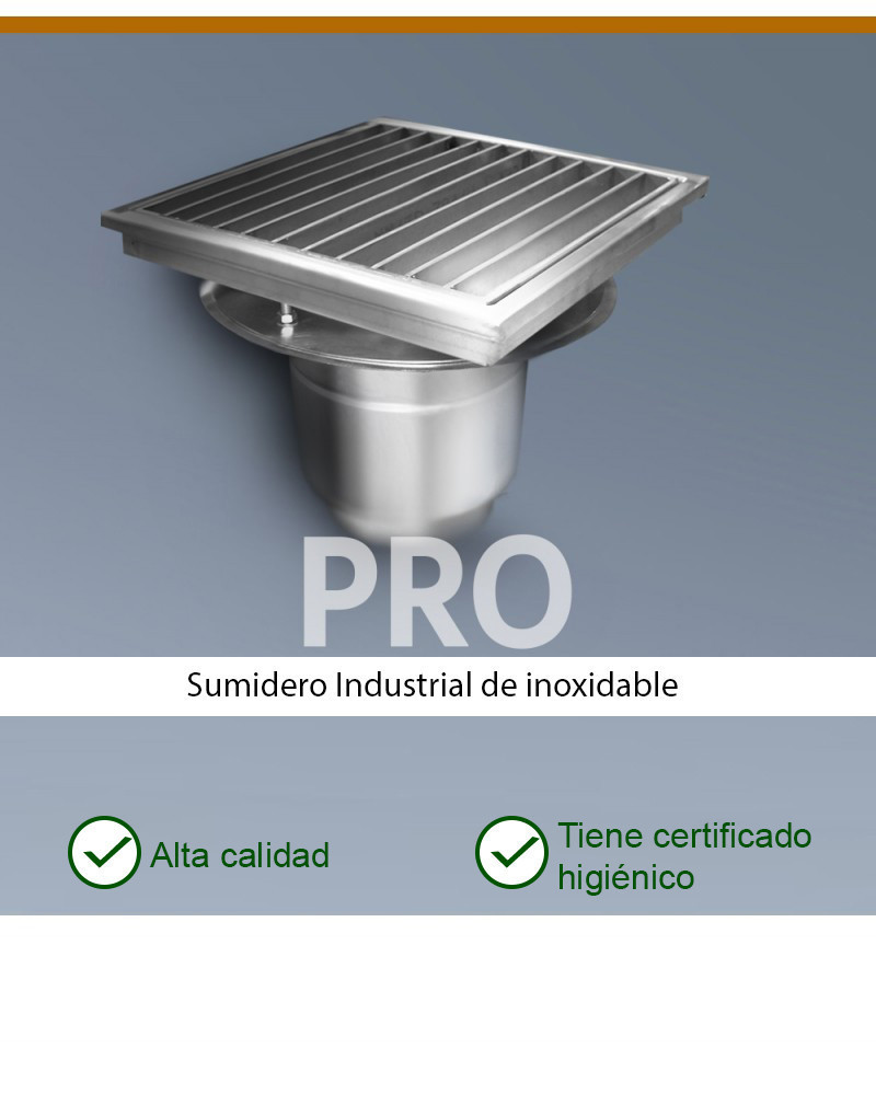 PRO KP300-D160-V2 Desagüe de suelo vertical