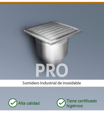 PRO KP200-D110-V1  Desagüe de suelo vertical