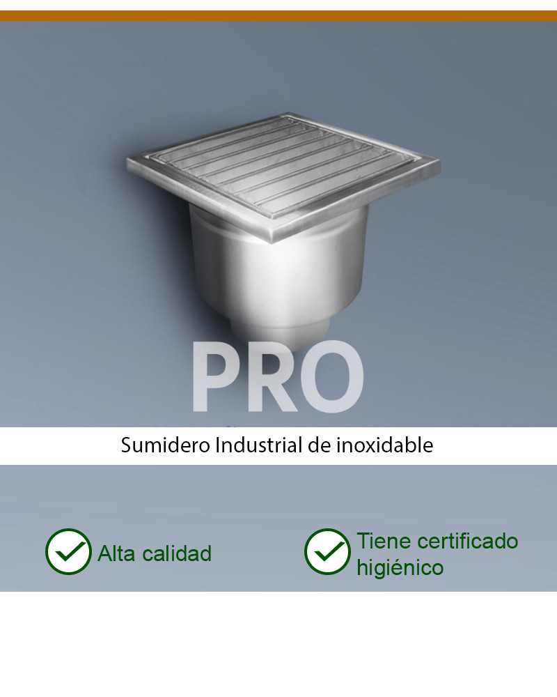 PRO KP200-D110-V1  Desagüe de suelo vertical
