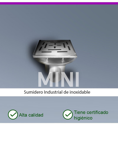 MINI KM200-D075-H2 Desagüe de suelo horizontal