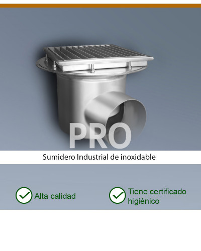 PRO KP200-D110-H2 Desagüe de suelo horizontal